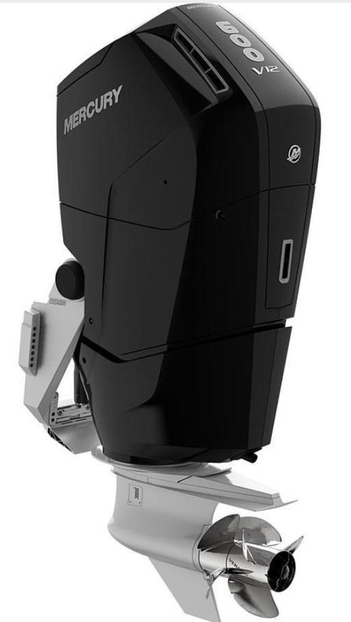 Mercury 600XL Verado Un-decaled 16000118B — outboard motor