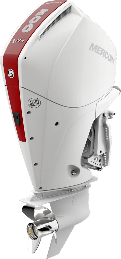 Mercury 200L FourStroke Warm Fusion White 12000003A — outboard motor — view 12