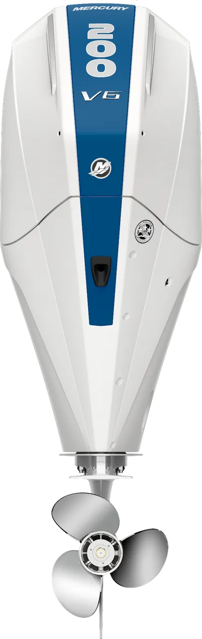 Mercury 200L FourStroke Warm Fusion White 12000003A — outboard motor — view 14