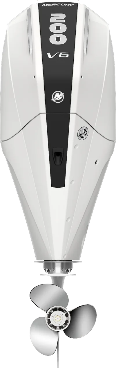 Mercury 200L FourStroke Warm Fusion White 12000003A — outboard motor — view 16