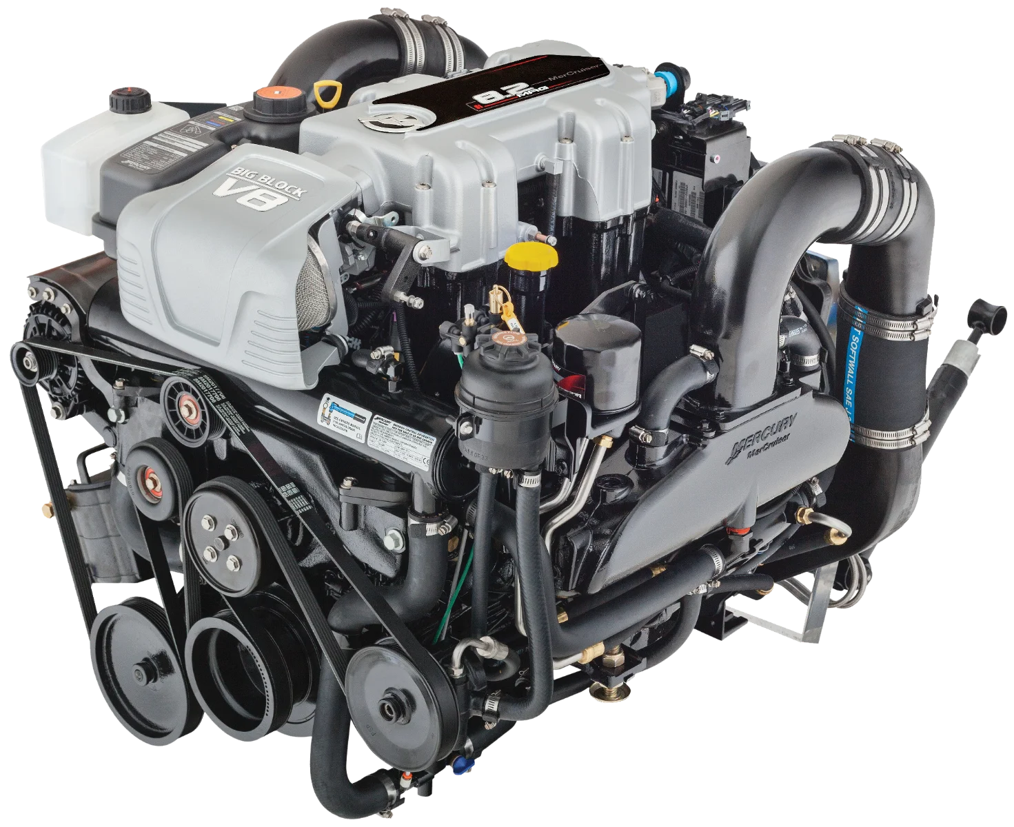 Mercury H2 8.2 EC 2R D07 68A 2.5:1 3082002SU — tow sport inboard engine